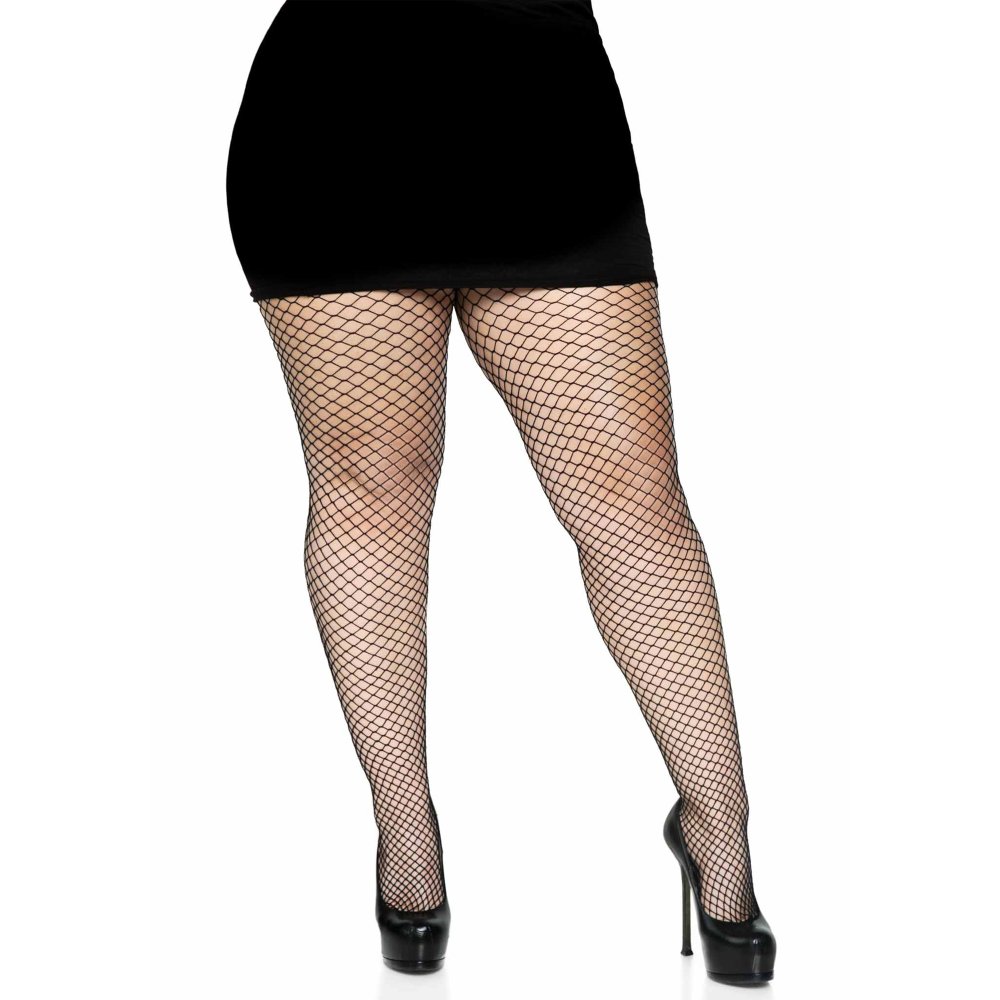 Leg Avenue - Plus Elastane Industrial Collants - Violet